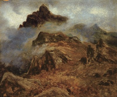 Studie der Rocky Mountains von Albert Bierstadt